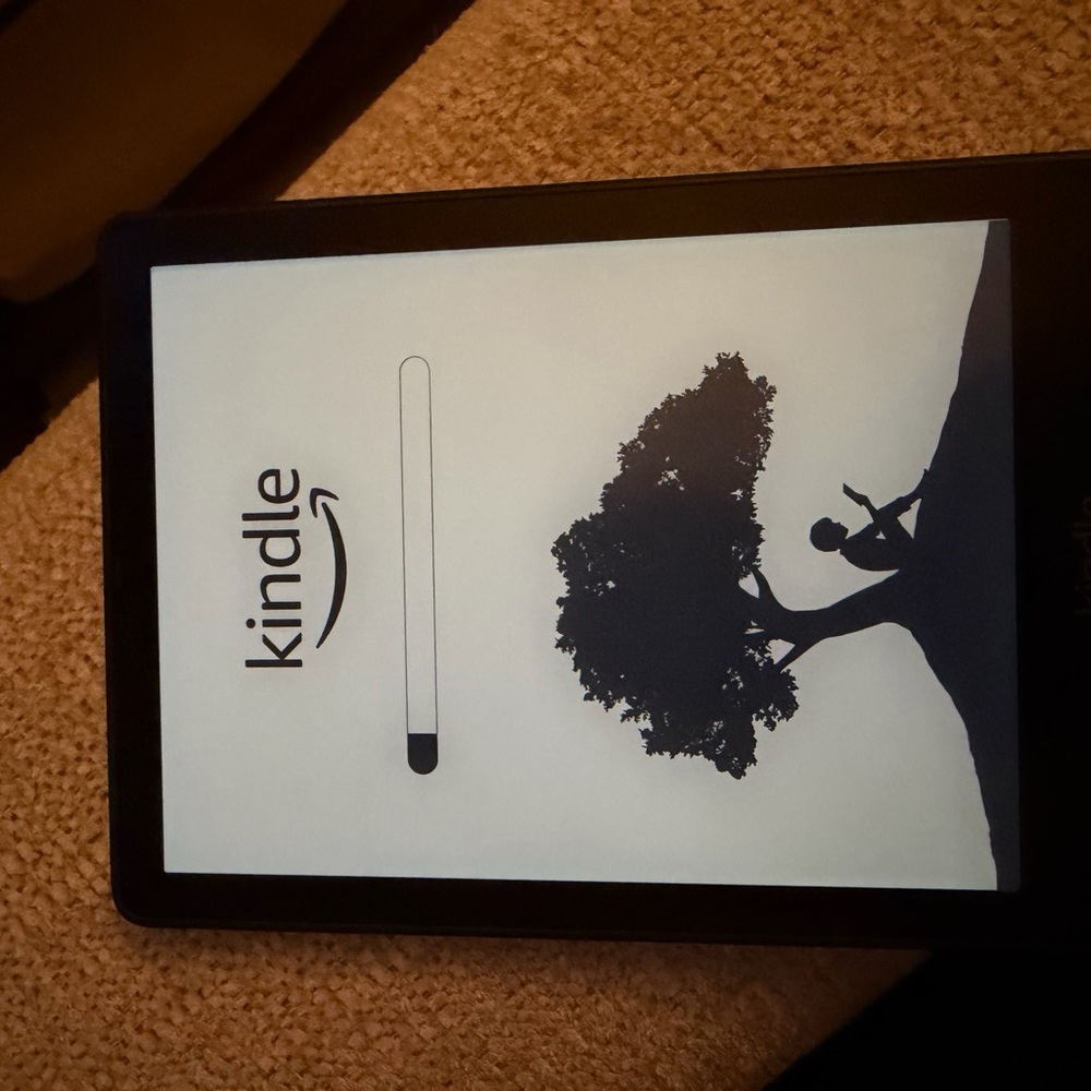 Amazon Kindle E-Reader with Black Frame